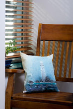 Load image into Gallery viewer, Fastnet Lighthouse Handpainted Cushion
