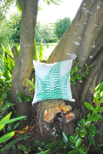 Load image into Gallery viewer, Fern Handpainted Cushion

