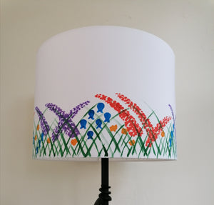 Field of Flowers Cylinder Lampshade