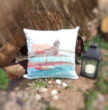 Load image into Gallery viewer, Collioure Linen Cushion
