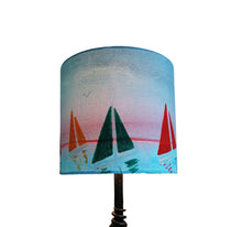 Load image into Gallery viewer, Sailing Cylinder Lampshade

