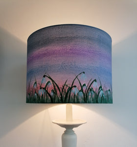 Snowdrops Cylinder Lampshade