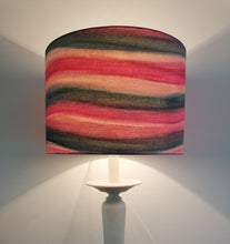 Load image into Gallery viewer, Wave Red/GreyGreen Cylinder Lampshade
