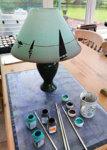 Boat Silhouette Lampshade