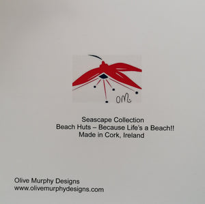 Beach Huts Card