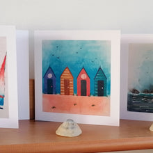 Load image into Gallery viewer, Beach Huts Card
