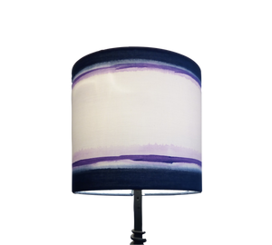 Stripe Blue/Purple Cylinder Lampshade