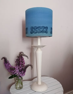 Celtic Band Blue Cylinder Lampshade