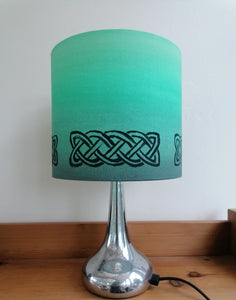 Celtic Band Grn Cylinder Lampshade