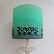 Load image into Gallery viewer, Celtic Band Grn Cylinder Lampshade
