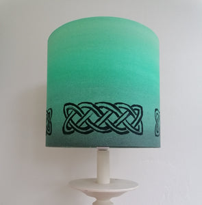 Celtic Band Grn Cylinder Lampshade