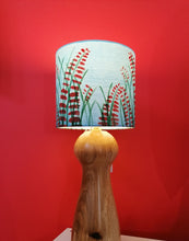 Load image into Gallery viewer, Crocosmia Blue Cylinder Lampshade
