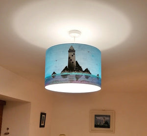 Fastnet Lighthouse Cylinder Lampshade