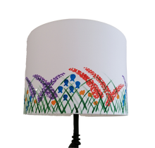 Load image into Gallery viewer, Field of Flowers Cylinder Lampshade
