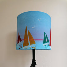 Load image into Gallery viewer, Sailing Cylinder Lampshade
