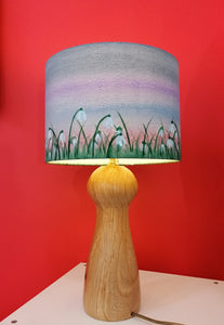Snowdrops Cylinder Lampshade