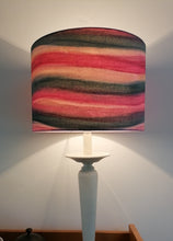 Load image into Gallery viewer, Wave Red/GreyGreen Cylinder Lampshade
